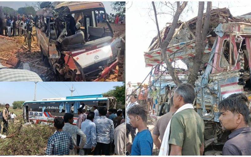 چھتیس گڑھ میں دو بڑے سڑک حادثے، 10 ہلاک